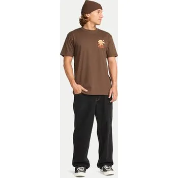 Pánské tričko Billabong T-Shirt Gimmicks EBYZT00363 Hnědá Regular Fit XL