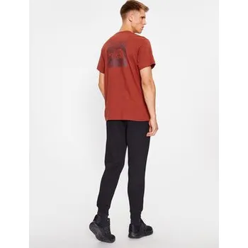 Pánská móda The North Face T-Shirt Redbox Celebration NF0A7X1K Hnědá Regular Fit S