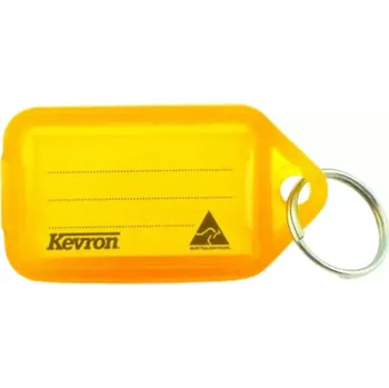 Rozlišovač klíče Visačka Kevron ID5 AC150 žlutá pro označení klíčů a svazků klíčů