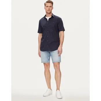 Pánská košile Tommy Hilfiger Košile Core MW0MW34626 Tmavomodrá Regular Fit 38