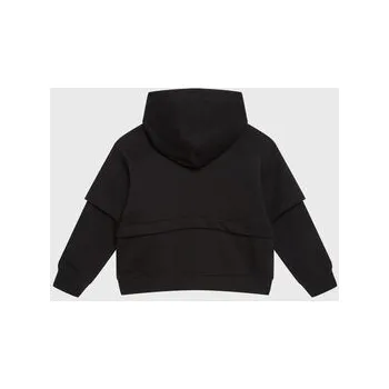 Pánská mikina Calvin Klein Jeans Mikina Monogram IB0IB01523 Černá Regular Fit 10Y