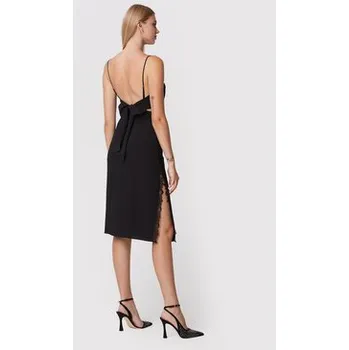 Dámské šaty Pinko Koktejlové šaty Adonella 1G1848 V0B0 Černá Regular Fit 46