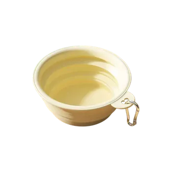 Miska pro psa Cestovní skládací miska pro psy 350 ml Daxie Barva: Žlutá