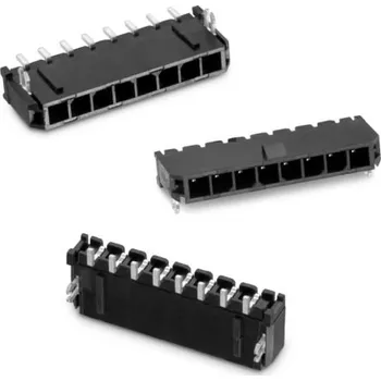 Elektrický konektor Konektor PCB, řada: WR-MPC3, počet kontaktů: 2, počet řad: 1, rozteč: 3.0mm, orientace těla: Pravý úhel, Krytý