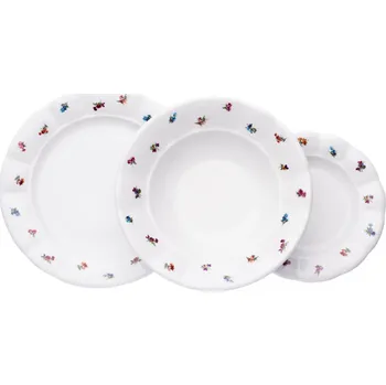 Talíř G. Benedikt Benedikt, talířová sada, mělký talíř 26 cm, házenka, G. Benedikt, 18 d.