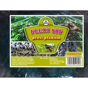 Síť proti ptákům Sítě proti ptákům 2 x 10 m, flexi"