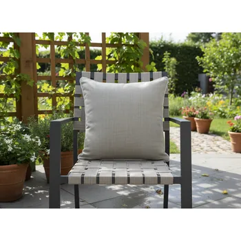 Polštář Dekorační venkovní polštář s výplní RIO NEGRO béžová 45x45 cm Mybesthome Polštář je již včetně vyjímatelné výplně.