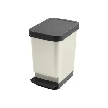 Odpadkový koš DOMO SERVICE Odpadkový koš pedálový MODA 25L stříbrnošedá