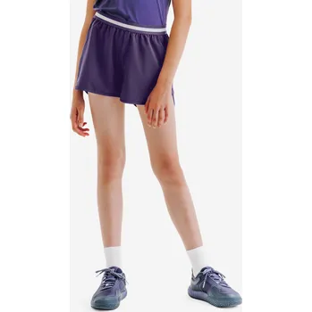 Dívčí oblečení ARTENGO Dívčí tenisové kraťasy TSH 500 7 LET FIALOVÁ
