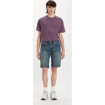 Pánské kraťasy Levi's® Džínové šortky 398640100 Tmavomodrá Straight Fit 28