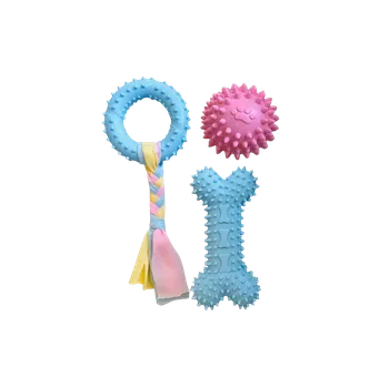 Hračka pro psa Sada kousacích hraček pro štěňata Daxie