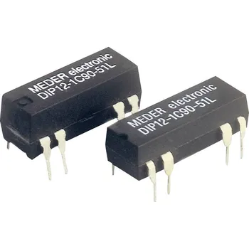 Relé StandexMeder Electronics DIP12-1C90-51L relé s jazýčkovým kontaktem 1 přepínací kontakt 12 V/DC 0.5 A 10 W DIP-8