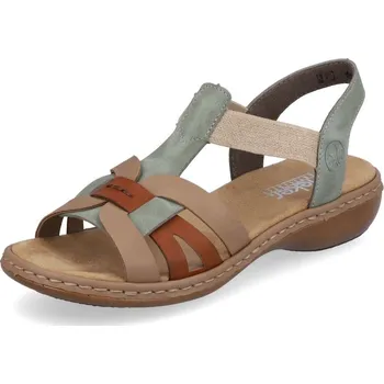 Dámské sandále Dámské sandály RIEKER 65918-52 zelená S6 36