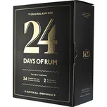 Adventní kalendář 24 Days of Rum 41,3% 24 x 20 ml + 2 skleničky