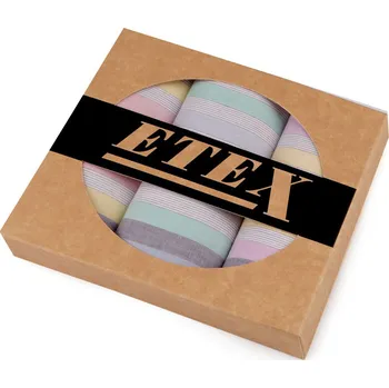 Látkový kapesník Dámský kapesník / dárková kazeta Varianta: 3 mix káro, Balení: 1 krab.