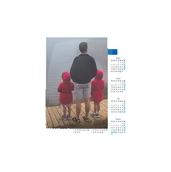 Fotokalendář Kapesní fotokalendář na výšku s laminací 2026 KKN-02-02-V Nižší cena pro více kusů!