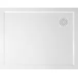 GELCO XENA sprchová vanička z litého mramoru, obdélník 100x80cm, bílá