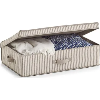 Úložný box Zeller Present Pevný úložný box na oblečení, na textil, pod postel, proužek, 62x38x16cm
