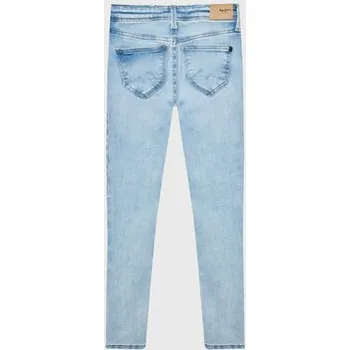Dámské džíny Pepe Jeans Jeansy Pixlette High PG201542PE2 Světle modrá Skinny Fit 8Y