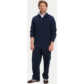 Pánský svetr Quiksilver Svetr Boulevard EQYSW03328 Tmavomodrá Regular Fit M