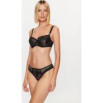 Podprsenka Chantelle Podprsenka s kosticemi Fleurs Si C12Q50 Černá 70D