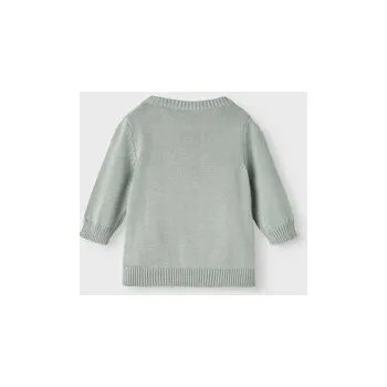 Dámský svetr NAME IT Svetr 13207111 Zelená Regular Fit 68