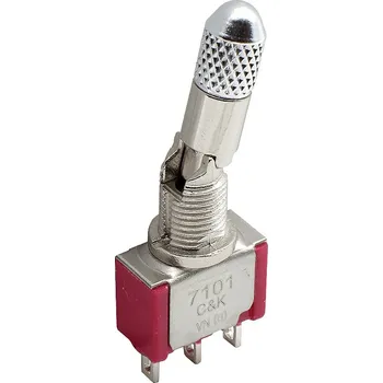 vypínač C a K Switches 7203P1CWZQE páčkový spínač 120 V/AC, 28 V/DC 5 A 2x zap/vyp/zap IP67 1 ks Bulk
