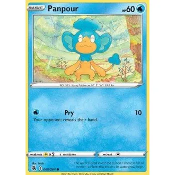 Karetní hra Pokémon FST 068/264 Panpour - Fusion Strike Stav: Near Mint, Verze: REVERSE HOLO