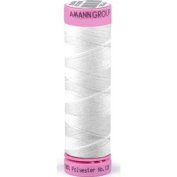 Nit Polyesterové nitě návin 100 m Aspo Amann, střední, 0084 Bridal Blush