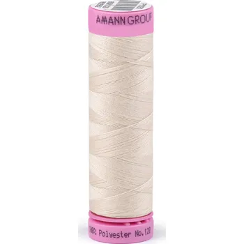 Nit Polyesterové nitě návin 100 m Aspo Amann, střední, 3000 Ecru