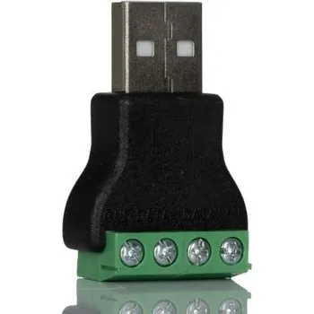 USB hub Adaptér USB, řada: CLB-JL, počet portů: 1 Port, Samec, 1.5A, 5 V DC, Kabelová montáž, Pájení