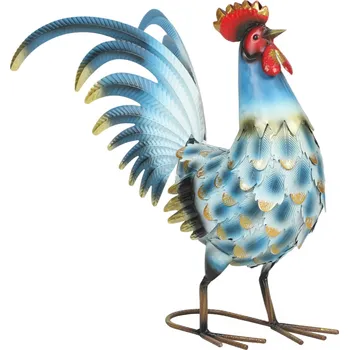 Zahradní dekorace Zahradní socha kohouta 44 x 18 x 41 cm | vícebarevná