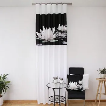 Sprchový závěs Závěs s motivem leknínu 250 cm