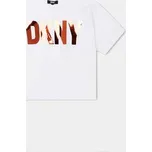 DKNY T-Shirt D35T08 D Bílá Regular Fit 16Y