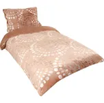 Mikroflanelové povlečení Fireworks béžové 140x200 cm