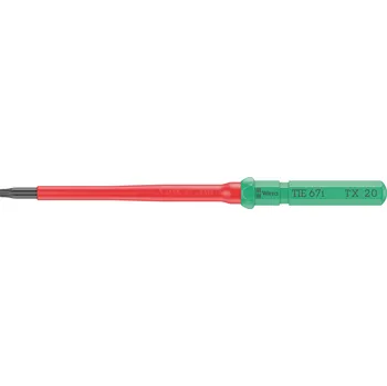Šroubovák Wera Kraftform Kompakt VDE 67 i TX 20 x 157 mm TIE pro elektrotechniky TORX výměnné bity s rukojetí TX 20
