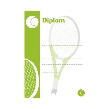 Sportovní diplom - Tenis - A5 DIP-032-A5 Nižší cena pro více kusů!