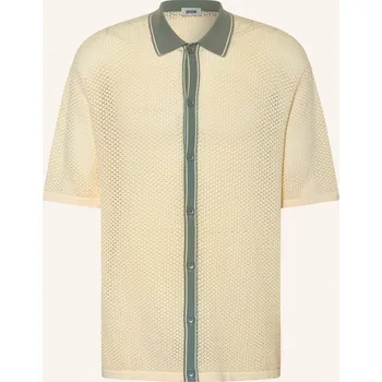 Pánská košile Drykorn Pánská Úpletová Košile Dantte Relaxed Fit, režná /...