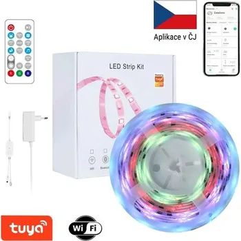 Smart LED pásek 12V 120LED/m IP65 18W RGB IMMAX NEO 07734L 5m WiFi Tuya