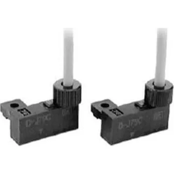 vypínač Pneumatický spínač, řada: D-J7, 2vodičový kabel s otevřeným koncem, Lišta 24 V Indikátor LED, Polovodičový spínač SMC