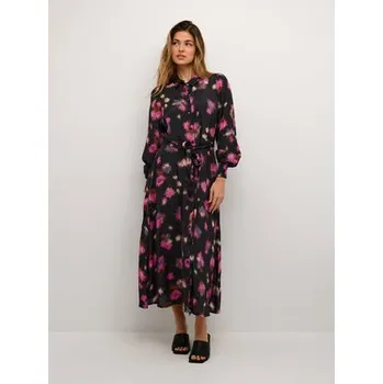 Dámské šaty Kaffe Košilové šaty Dorita 10507590 Černá Regular Fit 34