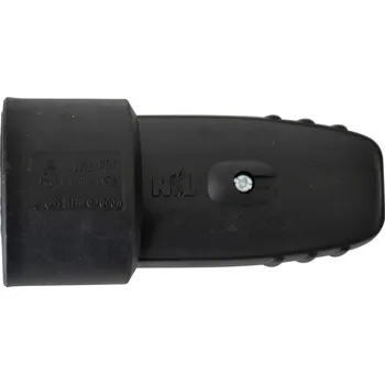 Elektrická zásuvka N a L 11390 zásuvka guma 230 V černá IP20