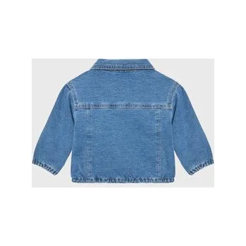 Pánská casual bunda United Colors Of Benetton Jeansová bunda 2BAYAN00F Modrá Regular Fit 82