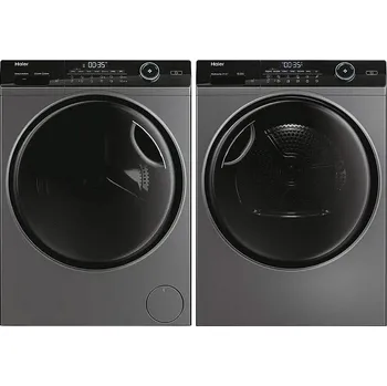 Set domácích spotřebičů Set pračky a sušičky Set Haier HD80-A3959R-S + Haier HW80-B14959S8U1S