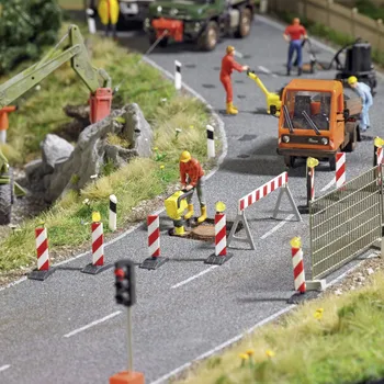 Modelová železnice Busch 7803 Akční sada pro vibrační pěchy H0 hotový model, natřená