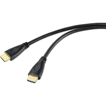 Audio kabel SpeaKa Professional HDMI kabel Zástrčka HDMI-A, Zástrčka HDMI-A 1.50 m černá SP-10133284 4K UHD, Audio Return Channel HDMI kabel