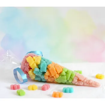 Bonbon Cukrovinkový svět Želé kornout tutti frutti medvídci 400g