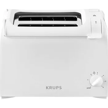 Topinkovač Krups KH1511 topinkovač s vestavěnou funkcí ohřívání pečiva bílá