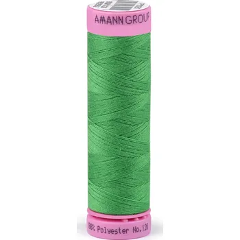 Nit Polyesterové nitě návin 100 m Aspo Amann, střední, 1427 Green Ash