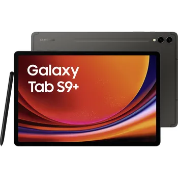 Tablet Samsung Galaxy Tab S9 plus 256 GB, 31.5 cm(12.4 palec)grafit, Qualcomm® Snapdragon, 2.0 GHz, 2.8 GHz, 3.36 GHz
